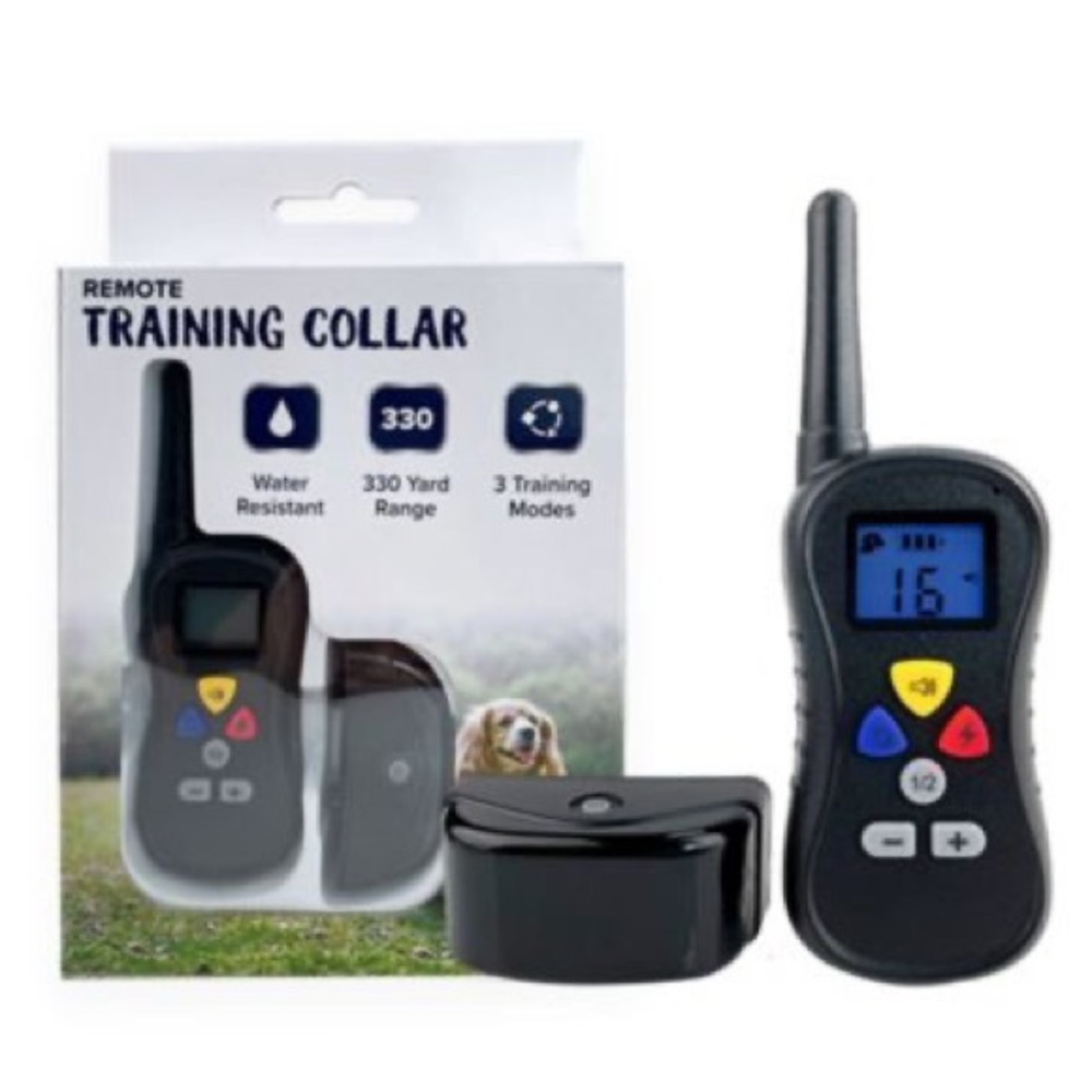 I bought this Remote Training Collar for my German Shepherd. He learned quickly.